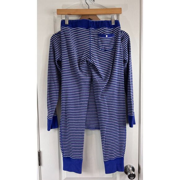 Victoria's Secret Women's Pajama Set Blue Lavender White Metallic Stripe Size XS - Picture 2 of 12
